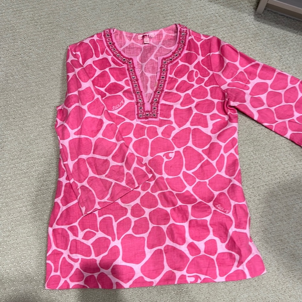 Lilly Pulitzer linen tunic